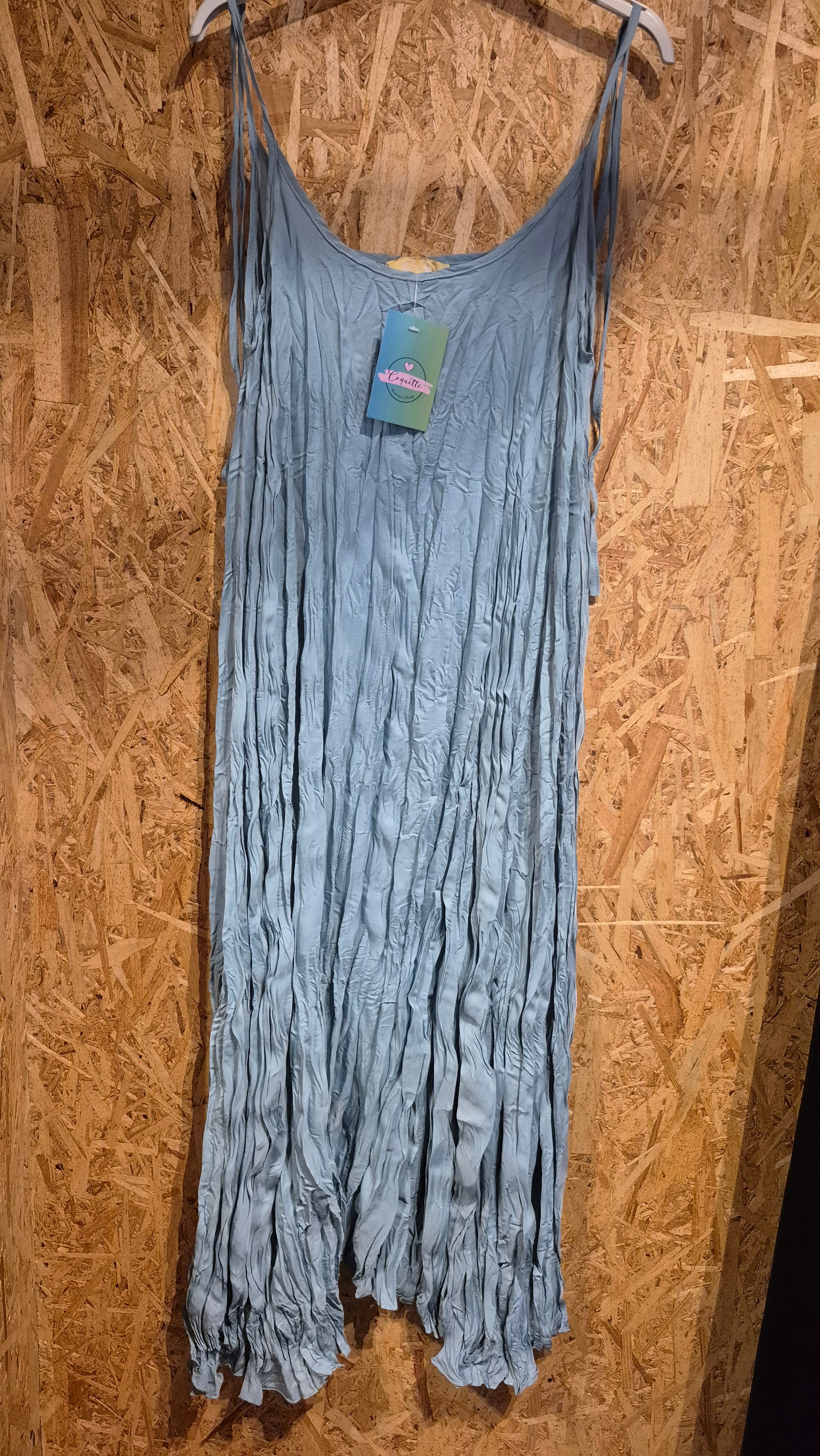 VESTIDO AZUL MIDI