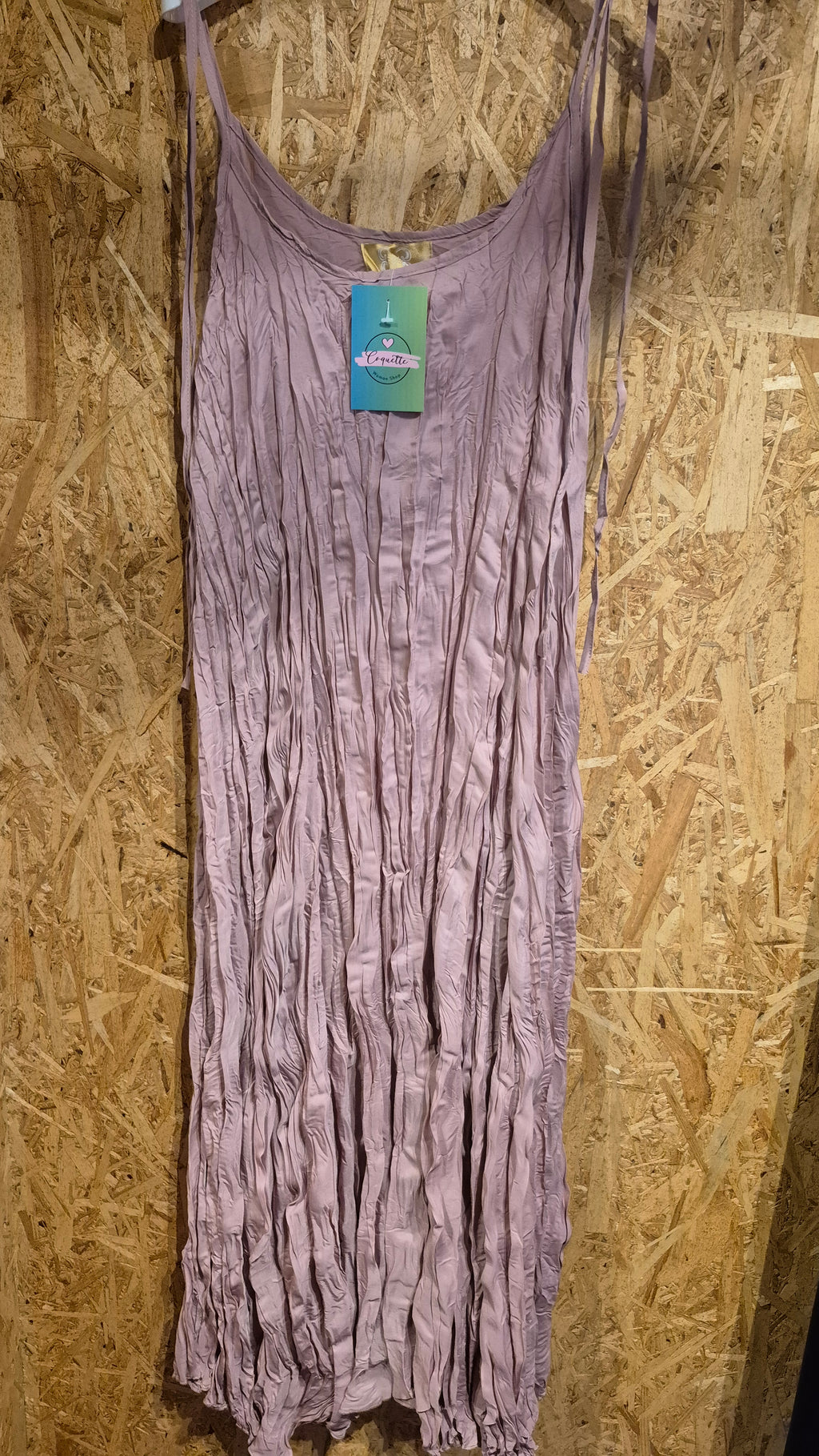VESTIDO ROSA MIDI