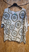BLUSA CIRCULOS VERDE