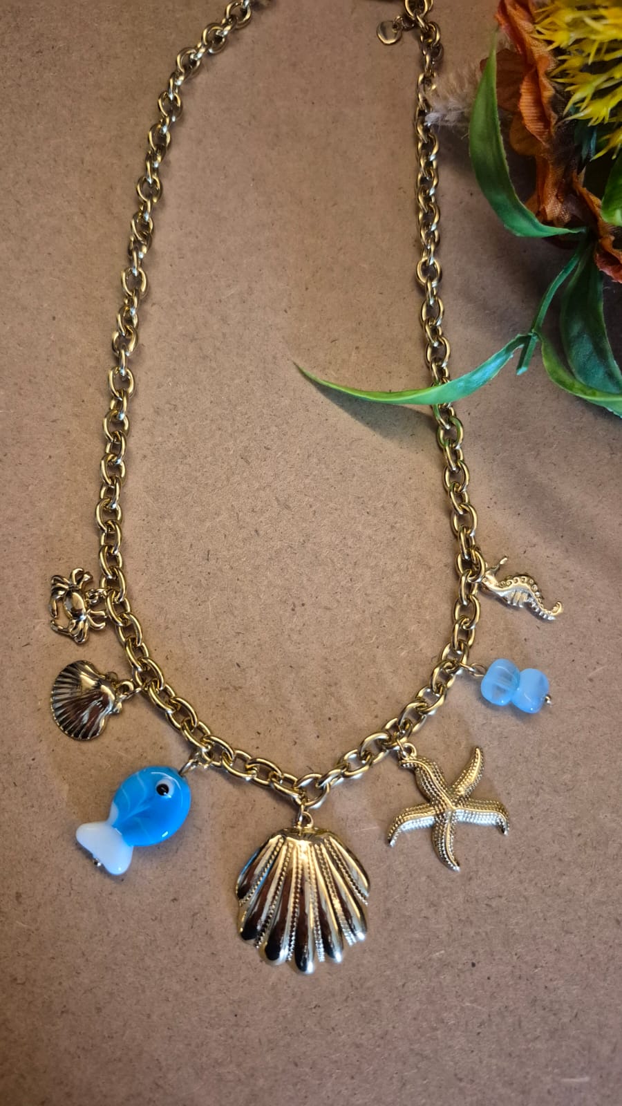 COLLAR CHARMS AZUL