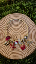 PULSERA PANDO CONCHAS ROJAS