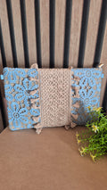 BOLSO CROCHET AZUL